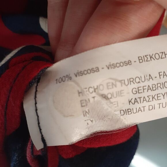 Zara Striped Navy and Red Midi Tunic Dress - Picture 11 of 16